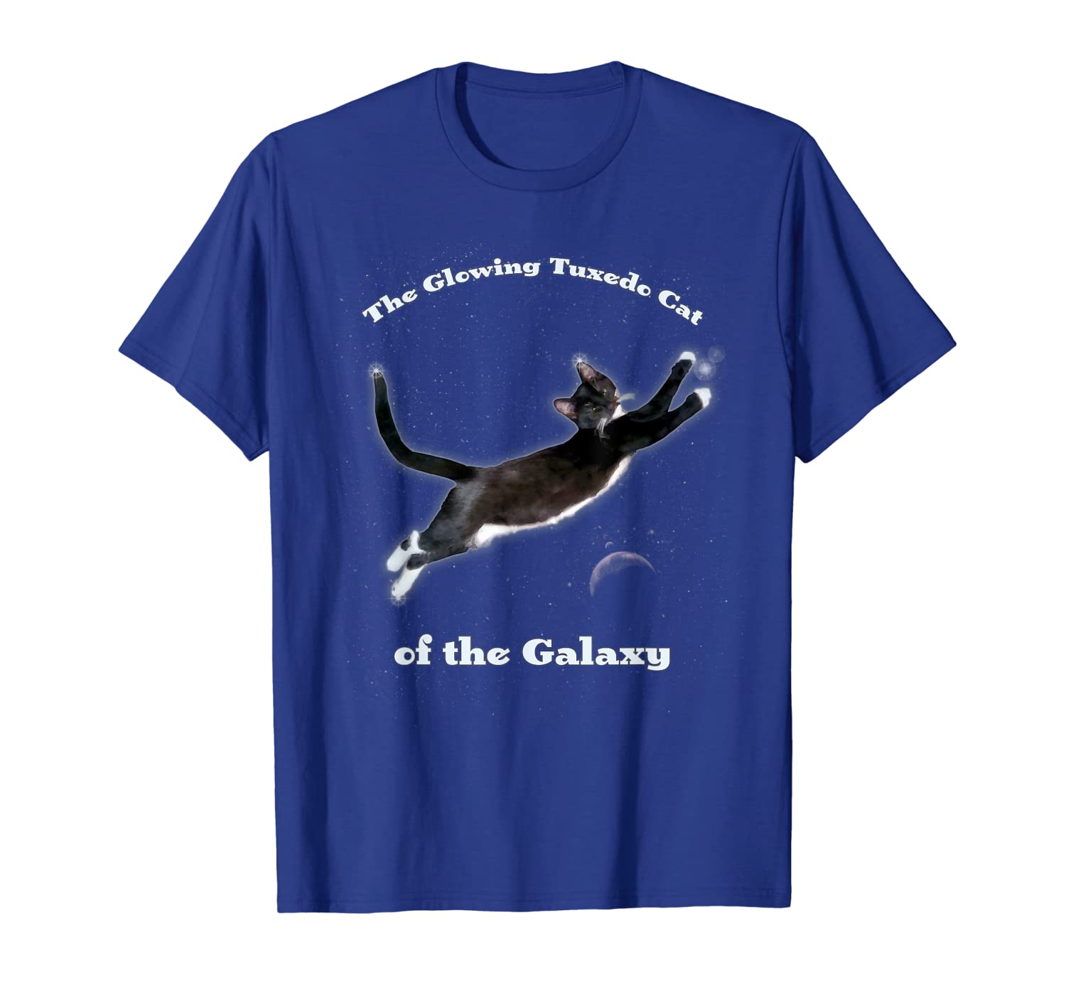 Funny Tuxedo Cat t-shirt, White;black