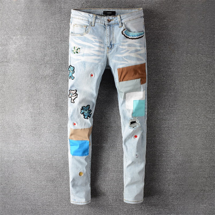 20SS Mens Designer Jeans Distressed Ripped Biker Slim Fit Motorcycle Denim For Men s Top Quality Fashion jean Mans Pants pour hommes #639, Get more plz contact
20SS Mens Designer Jeans Distressed Ripped Biker Slim Fit Motorcycle Denim For Men s Top Quality Fashion jean Mans Pants pour hommes #639, Get more plz contact