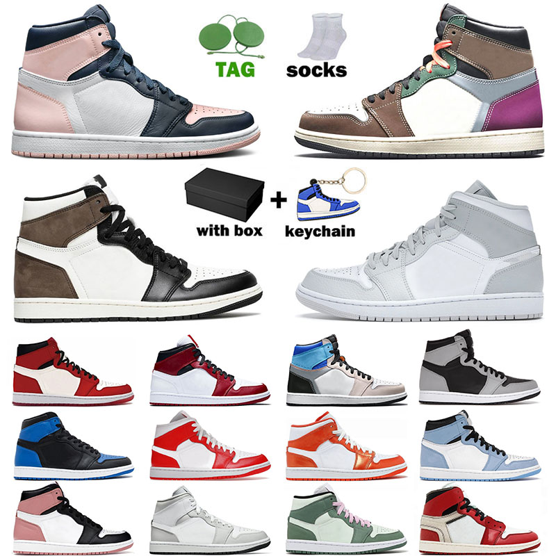 Air Jordan Jorden 1 1s Authentic Retro Jumpman Basketball shoes For Mens Jordan1s University Blue OG High Dark Mocha White Off Mid Seafoam M
Air Jordan Jorden 1 1s Authentic Retro Jumpman Basketball shoes For Mens Jordan1s University Blue OG High Dark Mocha White Off Mid Seafoam M