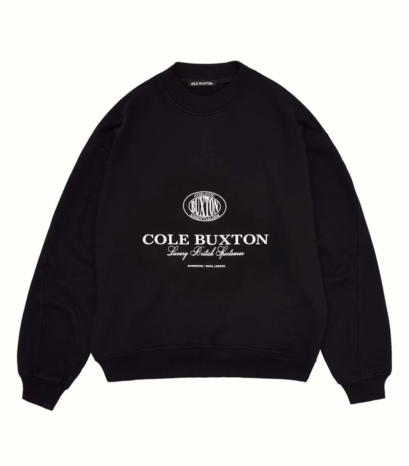 Round Neck Hoodie 2021FW Cole Buxton Sweatshirts Men Women 1:1 High Quality Letter Slogan CB Crewneck, Black
Round Neck Hoodie 2021FW Cole Buxton Sweatshirts Men Women 1:1 High Quality Letter Slogan CB Crewneck, Black