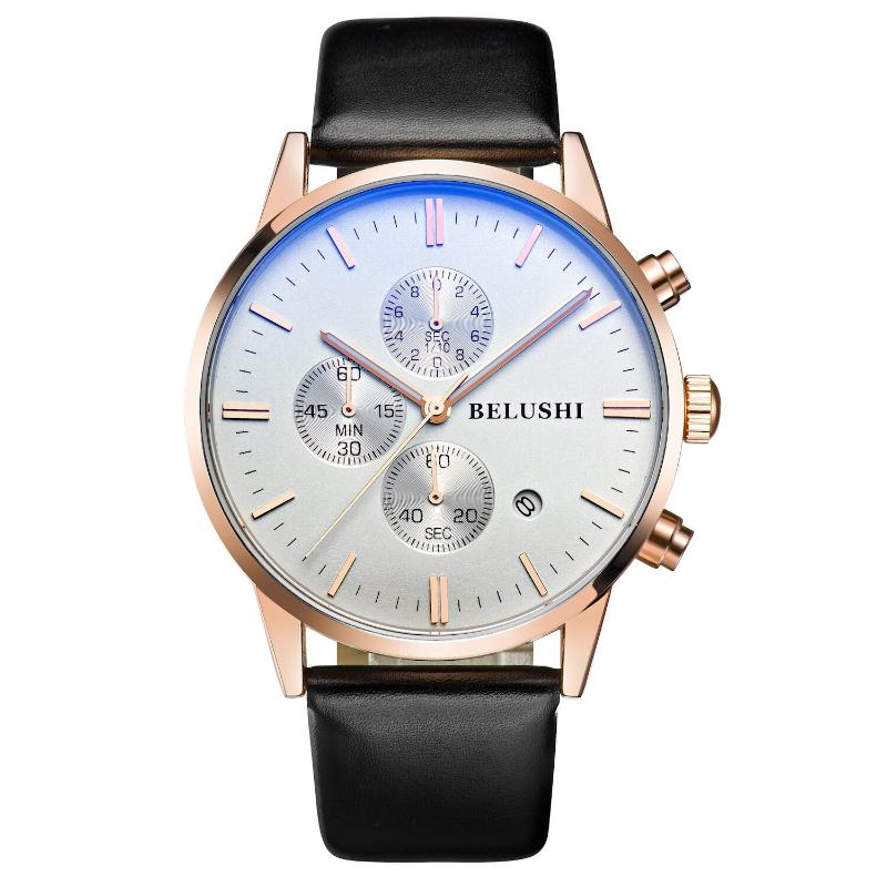 Wristwatches 2021 Retro Belt Watch Waterproof Explosion-proof Models Can Be Customized Fashion Men's Calendar Quartz Casual, Az
Wristwatches 2021 Retro Belt Watch Waterproof Explosion-proof Models Can Be Customized Fashion Men's Calendar Quartz Casual, Az