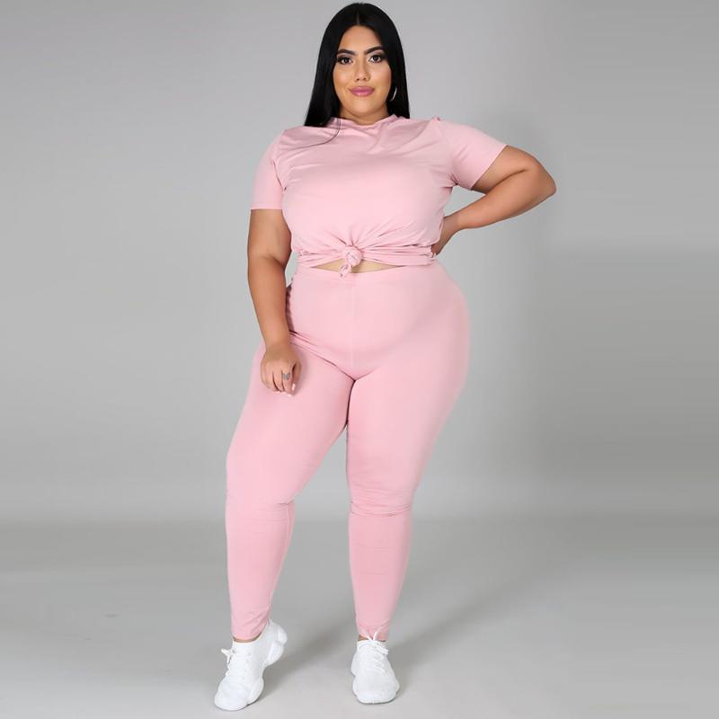 plus size tracksuits women two pieces set solid short sleeve o-neck t-shirts biker legging sweatsuit casual sporty female outfit xl-5xl, Black
plus size tracksuits women two pieces set solid short sleeve o-neck t-shirts biker legging sweatsuit casual sporty female outfit xl-5xl, Black