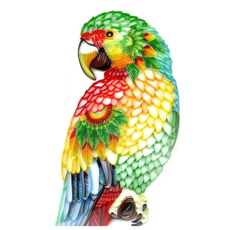 Other Arts And Crafts 3D Parrot Quilling Paper Filigree Paintings Wall Decor DIY Gifts Tools Kits
Other Arts And Crafts 3D Parrot Quilling Paper Filigree Paintings Wall Decor DIY Gifts Tools Kits