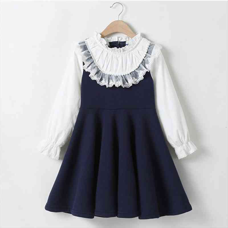 School Wear Girls Clothing Dress Baby Casual Dress Kids Patchwork Fall Clothes Children Long Sleeve Blue White, Red;yellow
School Wear Girls Clothing Dress Baby Casual Dress Kids Patchwork Fall Clothes Children Long Sleeve Blue White, Red;yellow