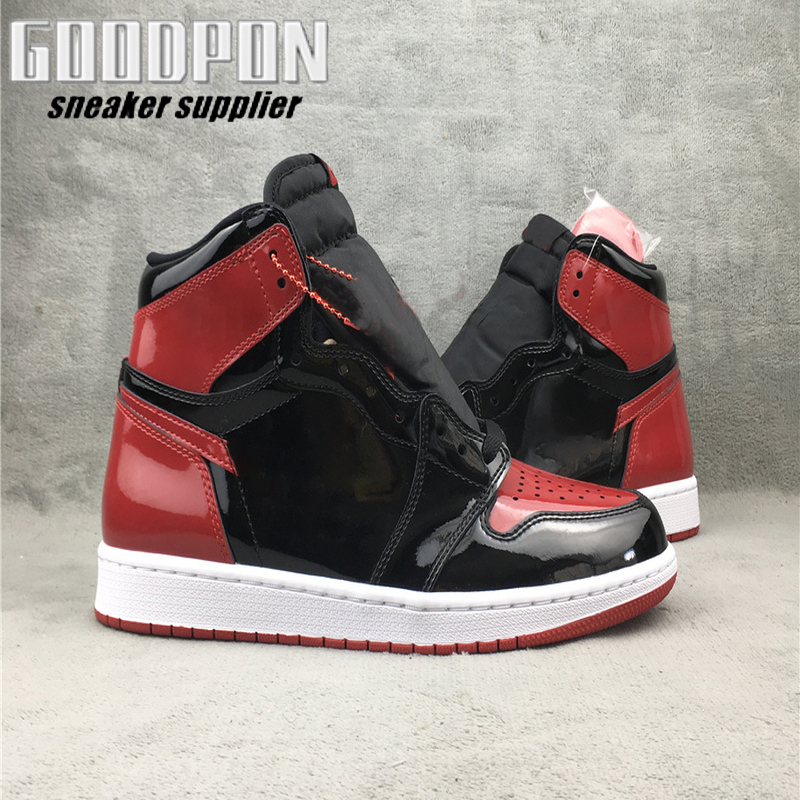 2021 News Basketball Shoes 1S Jumpman 1 High OG Bred Patent Mens Womens fashion Athletic trainers sports sneakers With Box, #1
2021 News Basketball Shoes 1S Jumpman 1 High OG Bred Patent Mens Womens fashion Athletic trainers sports sneakers With Box, #1