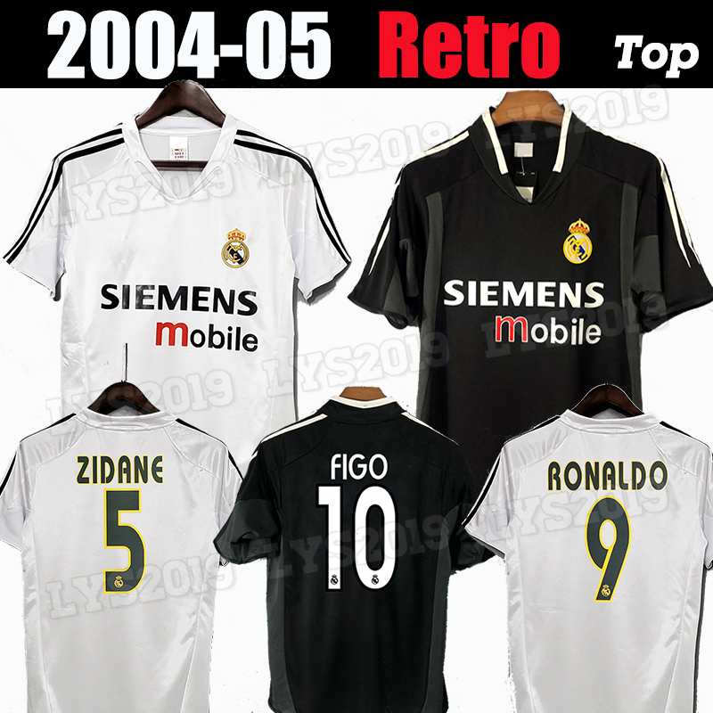 2004 2005 Retro Real Madrid home and away football jerseys R. Carlos Zidane Raúl Ronaldo Owen Figo Beckham SOCCER JERSEY, Black;yellow
2004 2005 Retro Real Madrid home and away football jerseys R. Carlos Zidane Raúl Ronaldo Owen Figo Beckham SOCCER JERSEY, Black;yellow