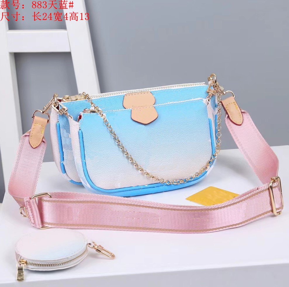 3 Pcs set Favorite Multi Pochette Accessories Women bag Crossbody Purse Messenger Bags Handbags Flowers Designers Shoulder Lady, Pink yellow
3 Pcs set Favorite Multi Pochette Accessories Women bag Crossbody Purse Messenger Bags Handbags Flowers Designers Shoulder Lady, Pink yellow