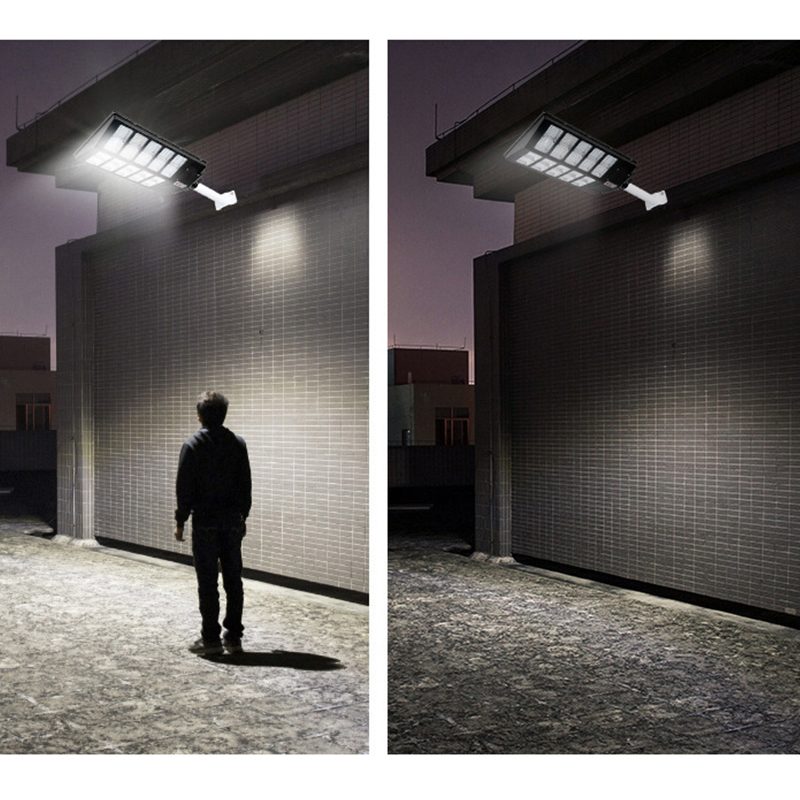300W 400W 500W Solar street light for outdoor Radar Motion Sensor Solar LED Street Light with Remote Control and Pole