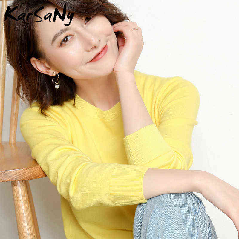 Yellow Cashmere Sweater For Women Sweaters Female Pink Wool Winter Woman Sweater Knitting Pullovers Knitted Sweaters Jumper 211109