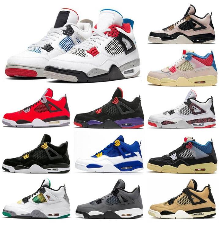 2021 With Shoe Box designers sail Neon 4 4s metallic purple basketball Union noir guava ice Jumpman Mens Shoes Sneakers Black cat bred Fire 
2021 With Shoe Box designers sail Neon 4 4s metallic purple basketball Union noir guava ice Jumpman Mens Shoes Sneakers Black cat bred Fire