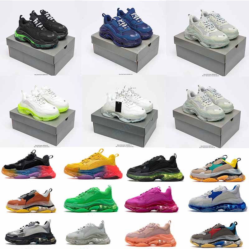 new 17fw triple s Clear Sole White Green Black Red Track 2.0 3.0 Triple white black Crystal platform Dad Shoe Balenciaga Sneakers
new 17fw triple s Clear Sole White Green Black Red Track 2.0 3.0 Triple white black Crystal platform Dad Shoe Balenciaga Sneakers