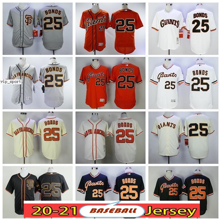 San Francisco 25 Barry Bonds Black Grey Orange White Best Quality Cheap Full Embroidery Logos Cool Base Flex Base Baseball Jerseys, Black2
San Francisco 25 Barry Bonds Black Grey Orange White Best Quality Cheap Full Embroidery Logos Cool Base Flex Base Baseball Jerseys, Black2