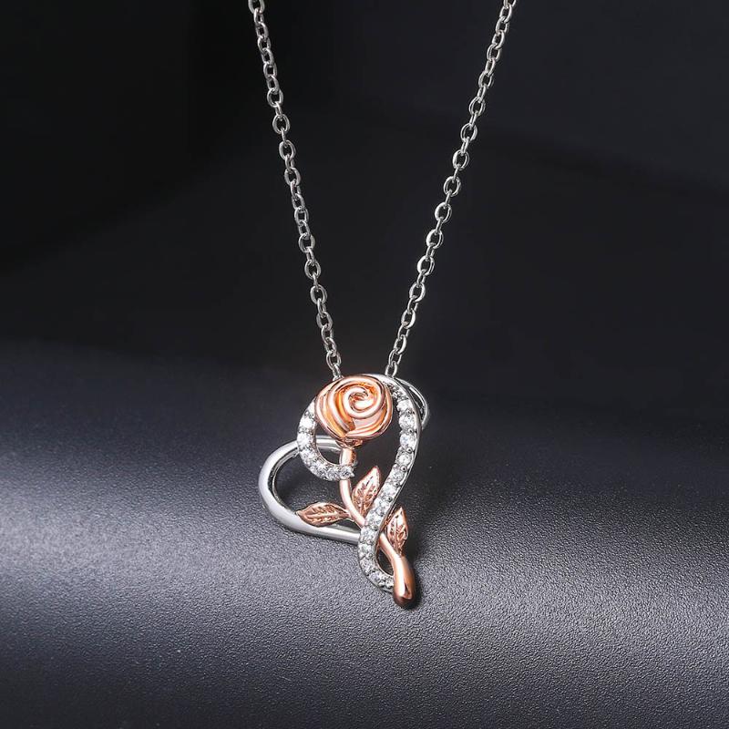 Pendant Necklaces Rose Flower Heart For Women Cubic Zircon Aesthetic Jewelry Gift Mom Girls Mothers Day Choker Chain
Pendant Necklaces Rose Flower Heart For Women Cubic Zircon Aesthetic Jewelry Gift Mom Girls Mothers Day Choker Chain