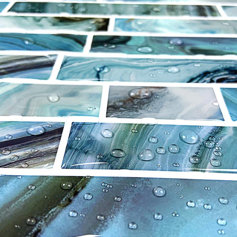 Wall Stickers Waterproof And Splash-Proof Backsplash For Bathroom Peel Stick Tiles DIY Home Wallpaper Easy To Install