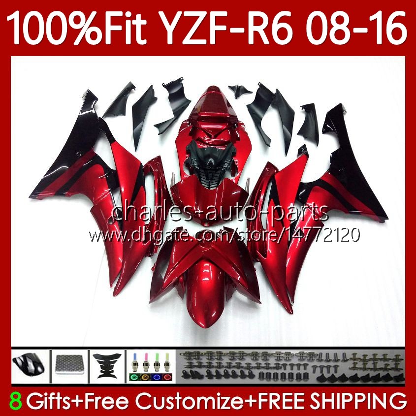 OEM Fairings For YAMAHA YZF-R6 YZF600 YZF R 6 YZF R6 600 YZFR6 08 09 10 11 12 13 14 15 16 99No.0 YZF-600 2008 2009 2010 2011 2012 2013 2014 2015 2016 Injection Body Metallic Red, No. 1
OEM Fairings For YAMAHA YZF-R6 YZF600 YZF R 6 YZF R6 600 YZFR6 08 09 10 11 12 13 14 15 16 99No.0 YZF-600 2008 2009 2010 2011 2012 2013 2014 2015 2016 Injection Body Metallic Red, No. 1