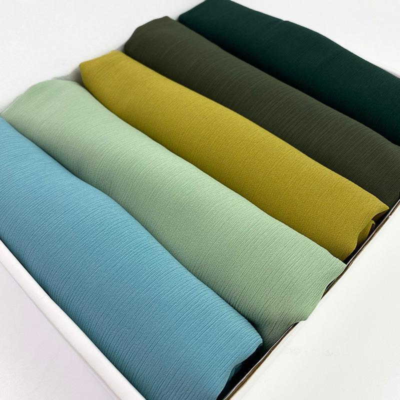 Scarves Heavy Chiffon Scarf Women's Fashion Pleated Hijab Wrap Solid Color Shawls Headband Muslim Hijabs Headscarf Cool, Blue;gray
Scarves Heavy Chiffon Scarf Women's Fashion Pleated Hijab Wrap Solid Color Shawls Headband Muslim Hijabs Headscarf Cool, Blue;gray