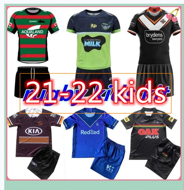 21 22 West Kids Kit 2021 2022 Rugby jerseys set Melbourne Broncos tiger Rabbit Leopard home away boys jersey children suit size AAAA, Black
21 22 West Kids Kit 2021 2022 Rugby jerseys set Melbourne Broncos tiger Rabbit Leopard home away boys jersey children suit size AAAA, Black