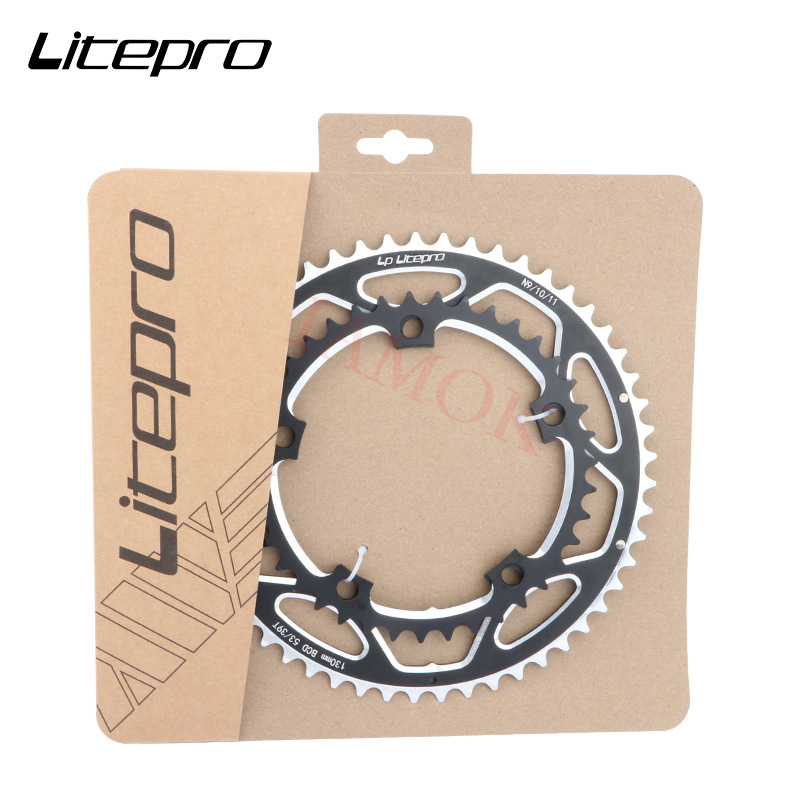 LITEPRO Chainwheel Double Chainring BCD 130mm Aluminum Alloy Folding Bike 53-39T Chainrings Iamok Bicycle Parts275m
LITEPRO Chainwheel Double Chainring BCD 130mm Aluminum Alloy Folding Bike 53-39T Chainrings Iamok Bicycle Parts275m