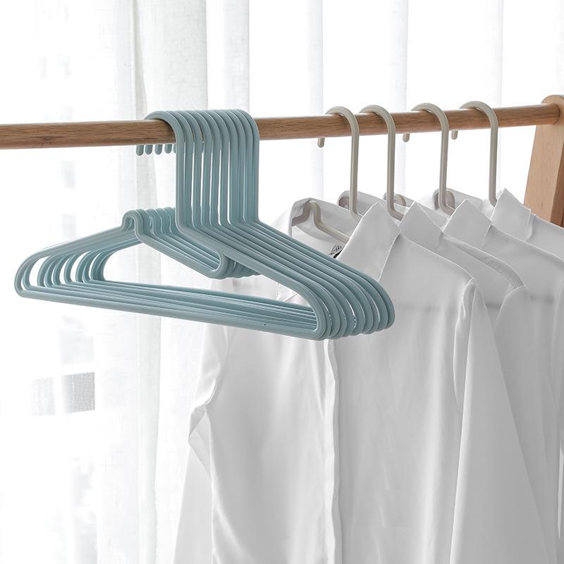 Hangers & Racks 10Pcs Hanger Household Japanese-style Simple Adult Plastic Anti-slip No Trace Finishing Dry And Wet Drying Rack
Hangers & Racks 10Pcs Hanger Household Japanese-style Simple Adult Plastic Anti-slip No Trace Finishing Dry And Wet Drying Rack