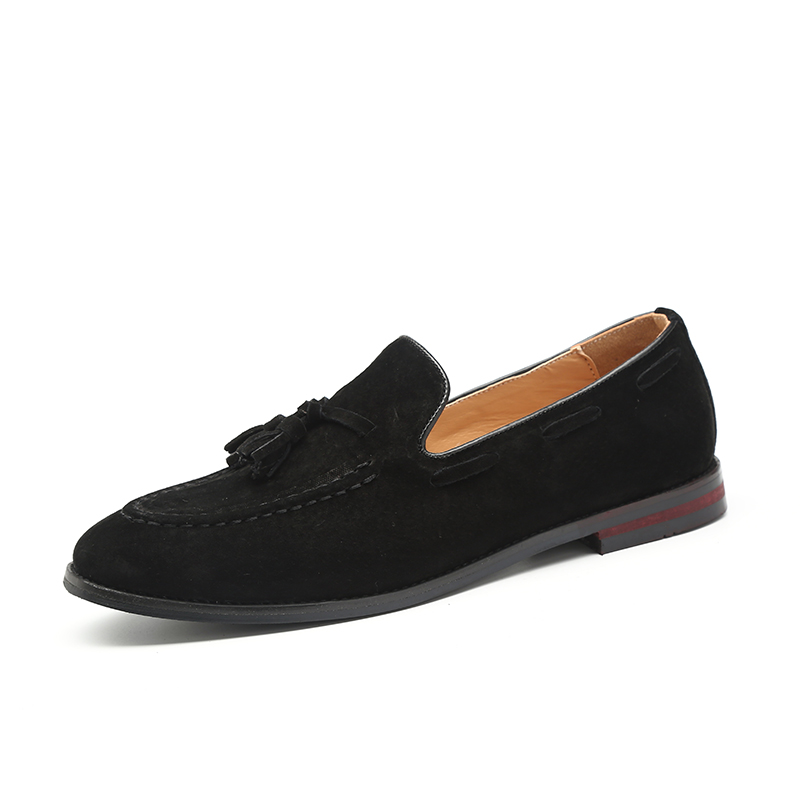 2022 Men Suede Loafers Shoes Tassel Design Business Shoes Mens Flats Male Mans Casual Footwear, Black
2022 Men Suede Loafers Shoes Tassel Design Business Shoes Mens Flats Male Mans Casual Footwear, Black