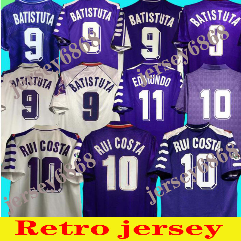 1991 1992 1993 97 1998 Retro Fiorentina Soccer Jerseys 9 BATISTUTA 10 RUI COSTA Custom Vintage 1999 2000 Florence Home Football Shirt Camisa, Black;yellow
1991 1992 1993 97 1998 Retro Fiorentina Soccer Jerseys 9 BATISTUTA 10 RUI COSTA Custom Vintage 1999 2000 Florence Home Football Shirt Camisa, Black;yellow