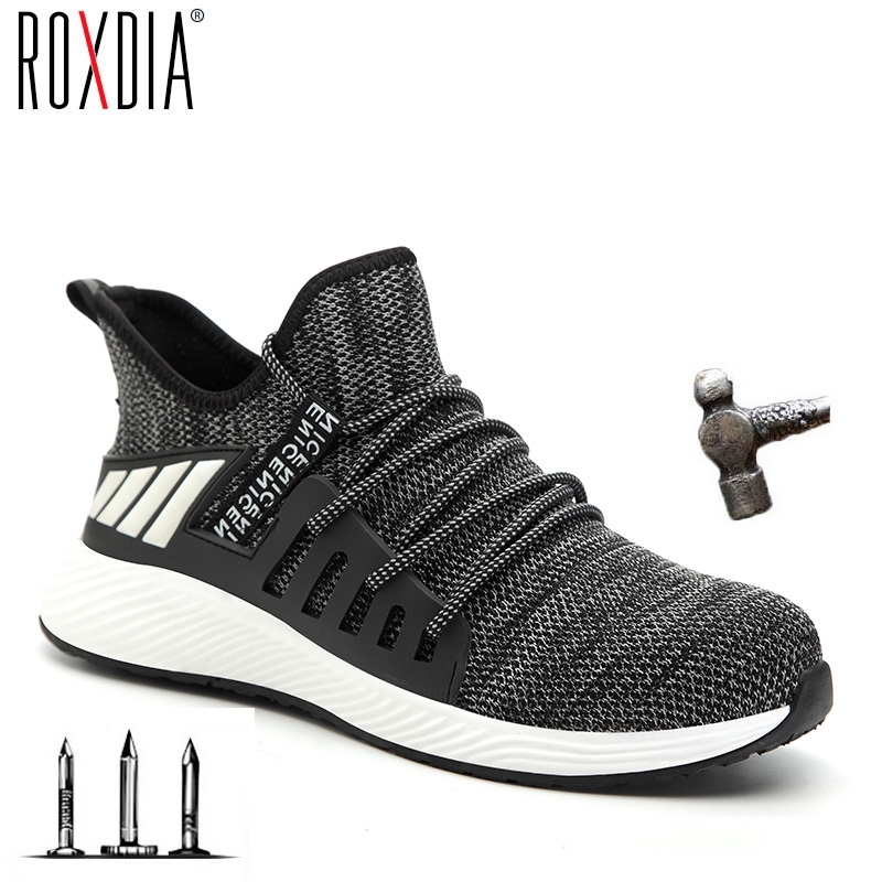 Ultra-light steel toe cap men boots safety shoes women work sneakers breathable outdoor shoe plus size 36-46 ROXDIA brand RXM159, Black safety shoes
Ultra-light steel toe cap men boots safety shoes women work sneakers breathable outdoor shoe plus size 36-46 ROXDIA brand RXM159, Black safety shoes