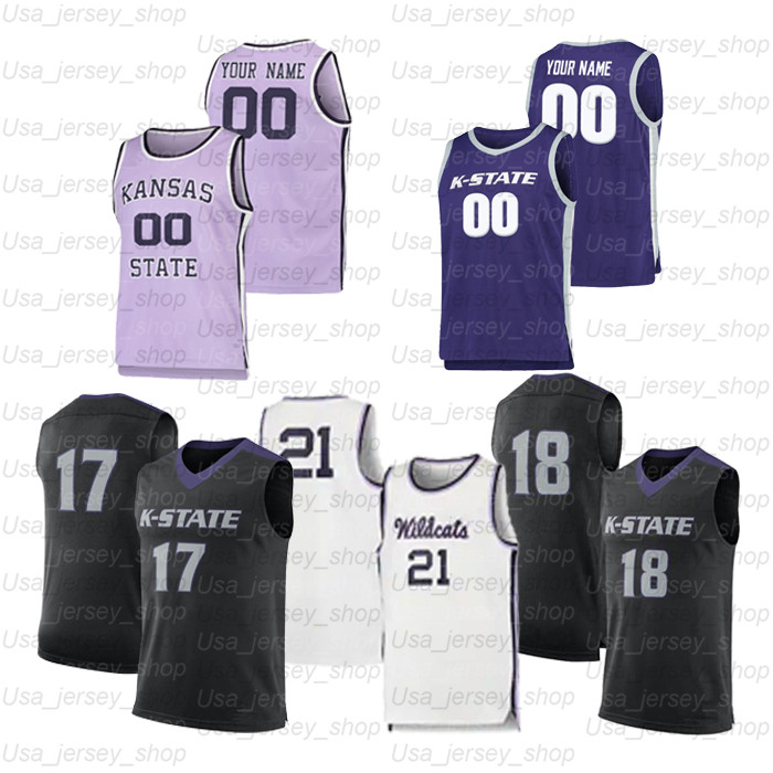Custom Kansas State Wildcats KSU College Basketball jerseys 23 Trice 32 Wade 25 Iwundu 30 Boozer 3 Stokes, Lavender ii
Custom Kansas State Wildcats KSU College Basketball jerseys 23 Trice 32 Wade 25 Iwundu 30 Boozer 3 Stokes, Lavender ii