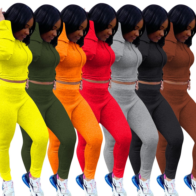 Fall Winter Women clothes 2 two piece tracksuits solid color hooded sweater cropped top skinny leggings trousers set casual sportswear plus size Womens clothing, Coffee
Fall Winter Women clothes 2 two piece tracksuits solid color hooded sweater cropped top skinny leggings trousers set casual sportswear plus size Womens clothing, Coffee