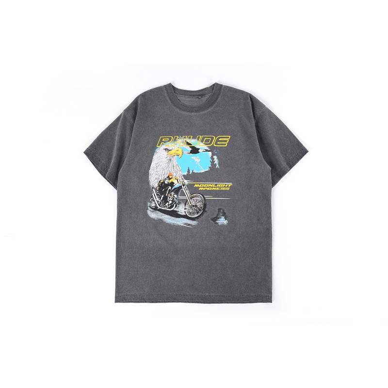 Rhude T Shirt Washed Do Old Eagle Top Tees Men Women High Quality Casual Streetwear Rhude T-Shirts, Dark grey
Rhude T Shirt Washed Do Old Eagle Top Tees Men Women High Quality Casual Streetwear Rhude T-Shirts, Dark grey