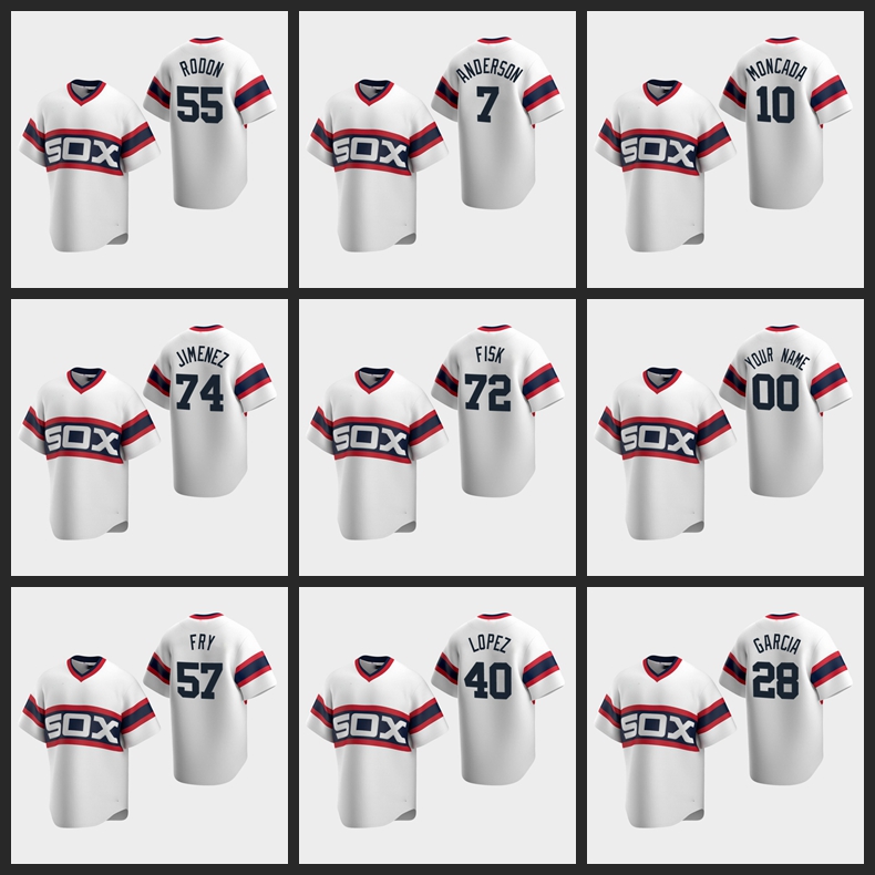 ChicagoWhite Sox Baseball Jersey #10 Yoan Moncada 79 Jose Abreu 74 Eloy Jimenez 28 Leury Garcia Custom White Cooperstown Collection Ho, Blue;black
ChicagoWhite Sox Baseball Jersey #10 Yoan Moncada 79 Jose Abreu 74 Eloy Jimenez 28 Leury Garcia Custom White Cooperstown Collection Ho, Blue;black