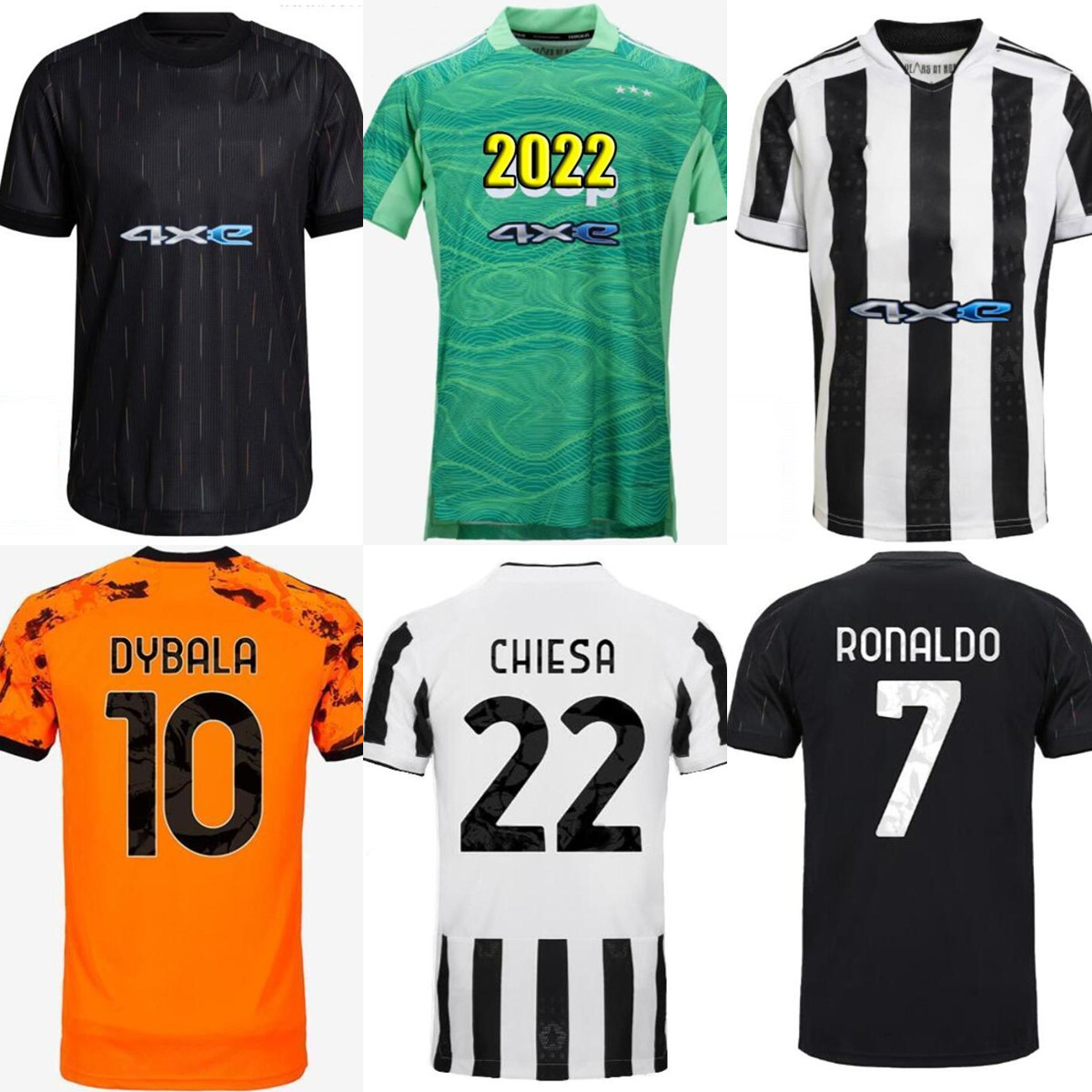 Fan version jerseys 2021 2022 RONALDO DYBALA MORATA CHIESA McKENNIE Juventus football suit jersey 21 22 JUVE Boys' fourth set and of so, Black;yellow
Fan version jerseys 2021 2022 RONALDO DYBALA MORATA CHIESA McKENNIE Juventus football suit jersey 21 22 JUVE Boys' fourth set and of so, Black;yellow