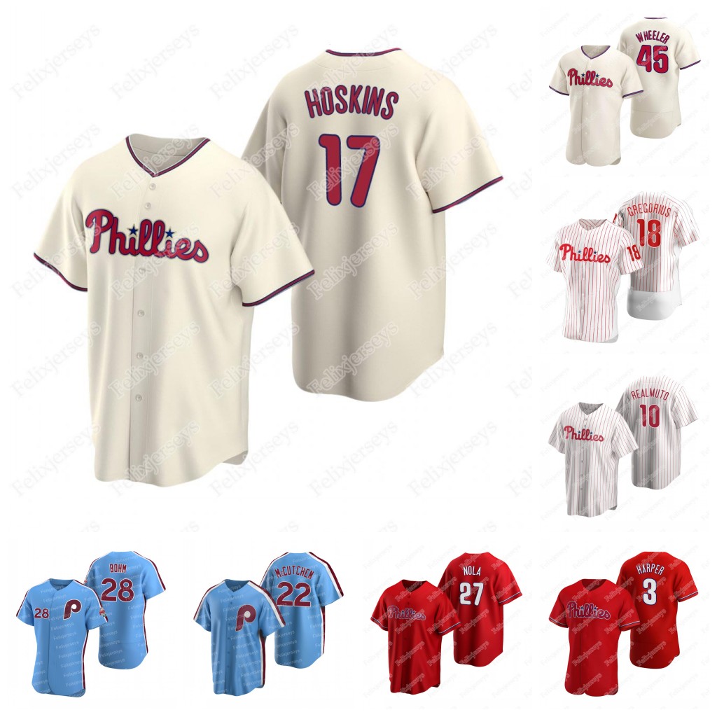 Philadelphia Custom Phillies Rhys Hoskins Jersey Alec Bohm Jean Segura Andrew22Mccutchen Didi Gregorius J.t. Realmuto Zack Wheeler Bryce Harper Aaron Nola Kingery, Flexbase cream
Philadelphia Custom Phillies Rhys Hoskins Jersey Alec Bohm Jean Segura Andrew22Mccutchen Didi Gregorius J.t. Realmuto Zack Wheeler Bryce Harper Aaron Nola Kingery, Flexbase cream