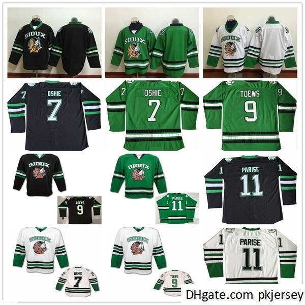 North Dakota Fighting Sioux College Hockey Jerseys 9 Jonathan Toews 11 Zach Parise 7 T.J. Oshie University Mens Stitched Jersey, Black;red
North Dakota Fighting Sioux College Hockey Jerseys 9 Jonathan Toews 11 Zach Parise 7 T.J. Oshie University Mens Stitched Jersey, Black;red