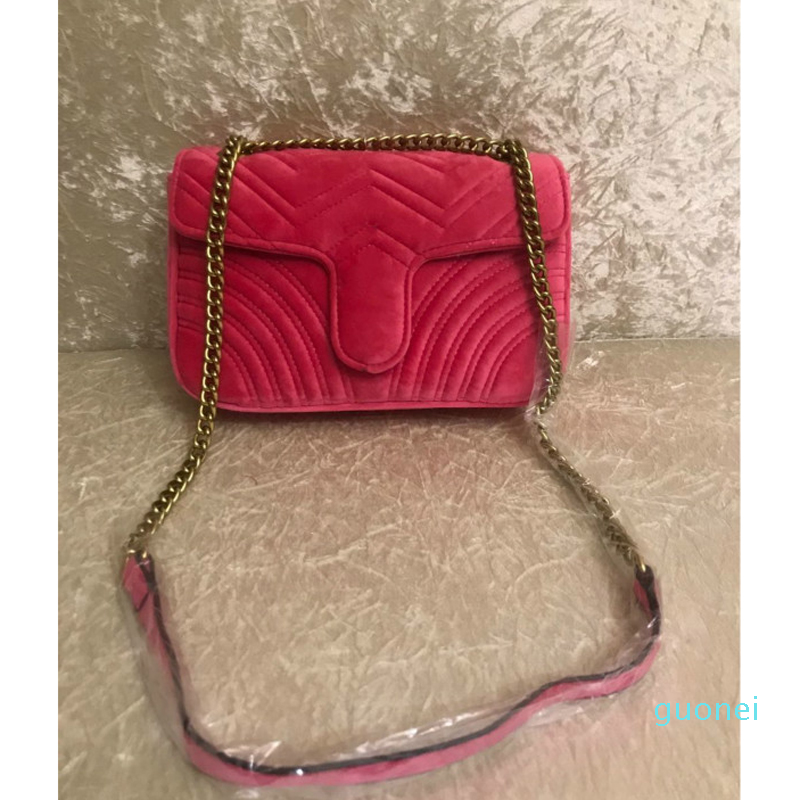 High Quality Marmont Velvet Bags Handbags Women Shoulder Bag Sylvie Purses Chain Fashion Crossbody Bag 001 от DHgate WW