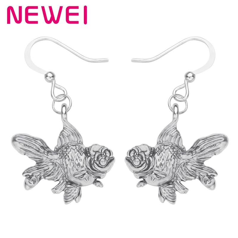 Dangle & Chandelier Ei Alloy Antique Sliver Plated Goldfish Earrings Anime Cute Animal Drop Jewelry For Women Girls Teens Gift Decoration, Silver
Dangle & Chandelier Ei Alloy Antique Sliver Plated Goldfish Earrings Anime Cute Animal Drop Jewelry For Women Girls Teens Gift Decoration, Silver