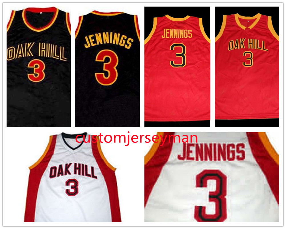 BRANDON JENNINGS OAK HILL ACADEMY BASKETBALL Jersey white red black Mens Stitched Custom made size S-5XL, Beige
BRANDON JENNINGS OAK HILL ACADEMY BASKETBALL Jersey white red black Mens Stitched Custom made size S-5XL, Beige