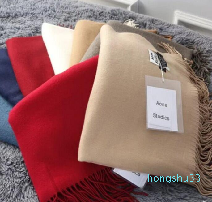 2021 winter 350 gram cashmere scarf high-end soft thick cashmere scarf fashion men's and women's scarf 200*70cm