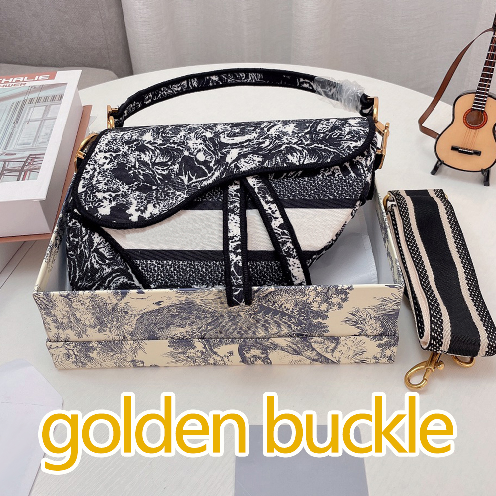 Designers bag Women Fashion Golden Buckle Saddle Pochette handbags Tote female Crossbody handbag shoulder Phone Vintage bags Purse with Box, A1
Designers bag Women Fashion Golden Buckle Saddle Pochette handbags Tote female Crossbody handbag shoulder Phone Vintage bags Purse with Box, A1