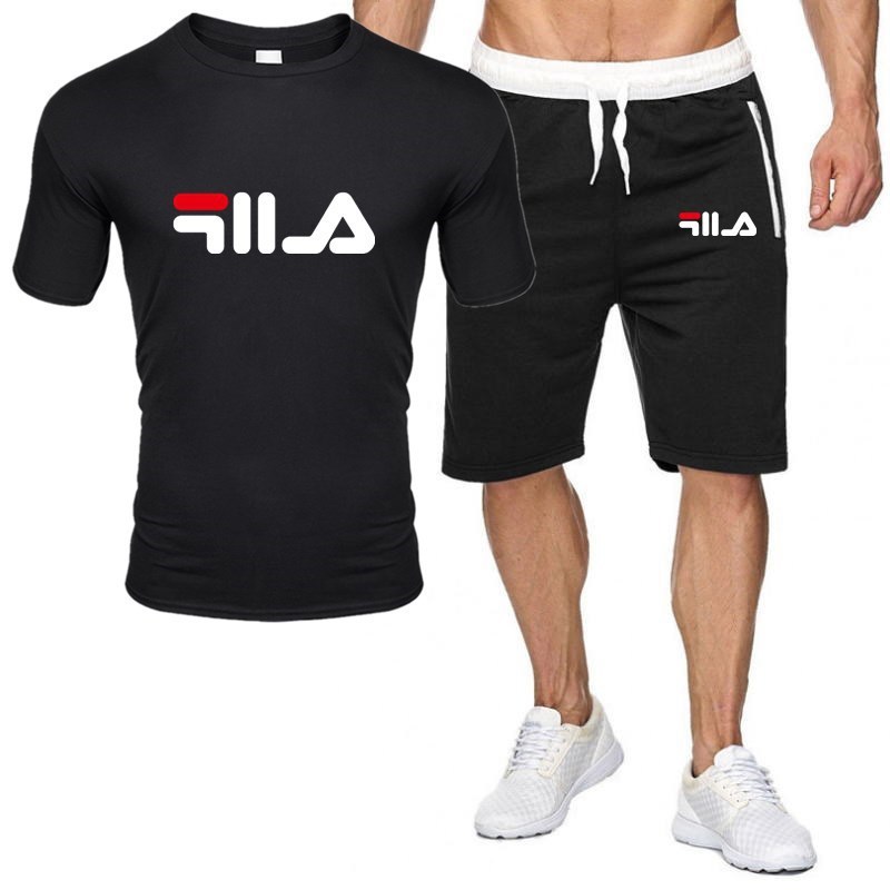 Mens Tracksuits Summer shirt Set Fashion clothes Men printed casual suit o-neck summer T-shirt sports shorts, Red + black b
Mens Tracksuits Summer shirt Set Fashion clothes Men printed casual suit o-neck summer T-shirt sports shorts, Red + black b