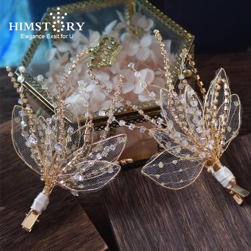 Hair Clips & Barrettes Himstory Elegance Gold Bridal Hairpins Vine Leaf Handmade Crystal Headpiece Headdress Wedding Accessories, Golden;silver
Hair Clips & Barrettes Himstory Elegance Gold Bridal Hairpins Vine Leaf Handmade Crystal Headpiece Headdress Wedding Accessories, Golden;silver