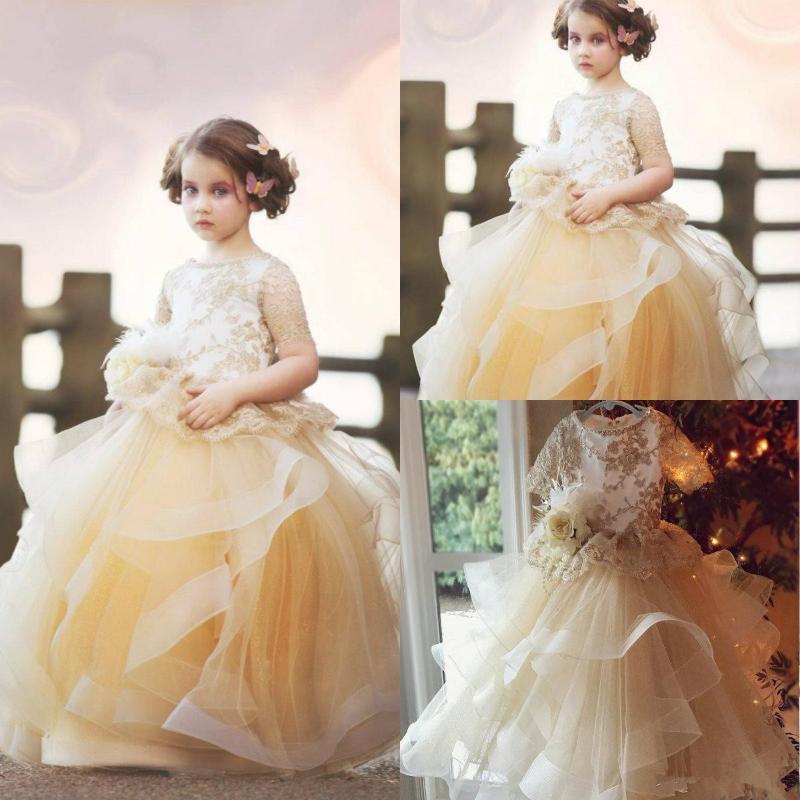 Girl's Dresses Flower Girl Dress White A-Line Bow Sash Sleeveless Solid O-Neck Girls First Communion Vestido De Comunion, Red;yellow
Girl's Dresses Flower Girl Dress White A-Line Bow Sash Sleeveless Solid O-Neck Girls First Communion Vestido De Comunion, Red;yellow