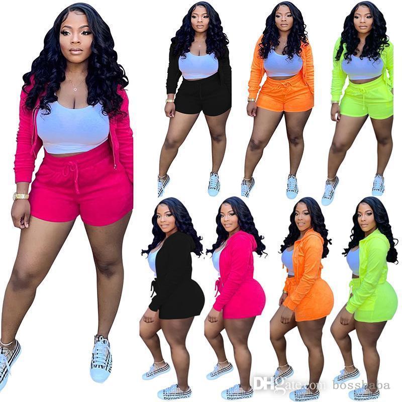 Women Sports Tracksuits Casual Three Piece With T-shirt Hoodie Jacket Zipper Shorts Jogger Suit Solid Color Sweater Long Sleeve Autumn Sportswear -XXL, C5239 orange
Women Sports Tracksuits Casual Three Piece With T-shirt Hoodie Jacket Zipper Shorts Jogger Suit Solid Color Sweater Long Sleeve Autumn Sportswear -XXL, C5239 orange