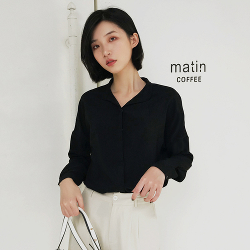 Arrival Spring Women Long Sleeve OL White Shirts Stand Collar Loose Casual silkiness Blouse Female Blusas Top quality S420 210512