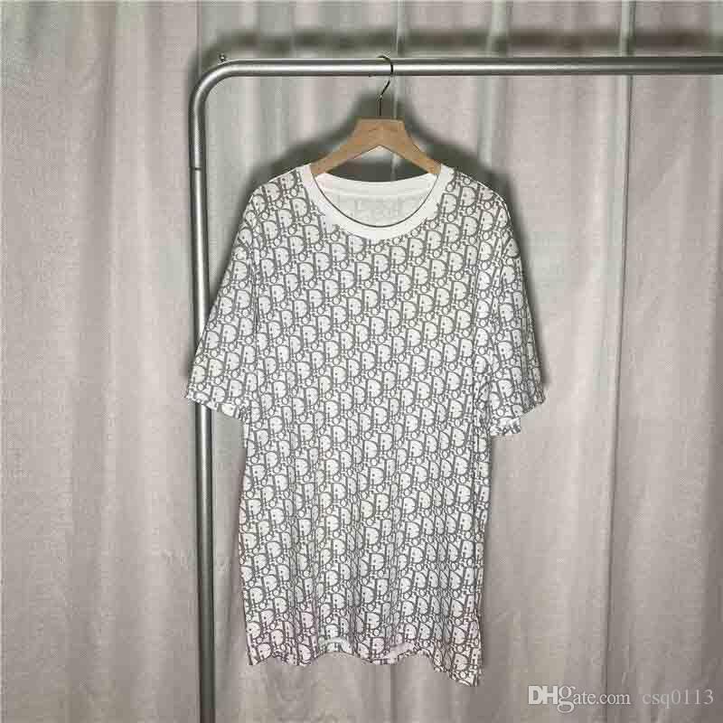 New Mens T Shirt High Quality Men Women Couples Casual Short Sleeve Mens Round Neck Tees 2 Colors