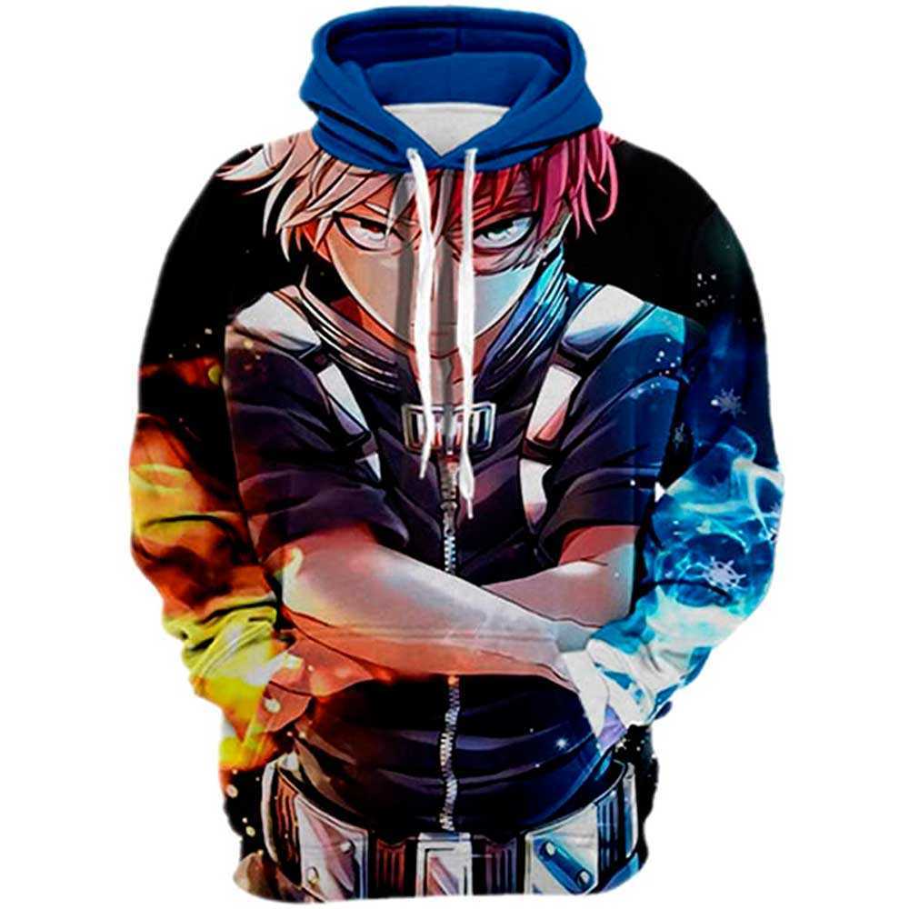 Anime Bakugou Katsuki Cosplay Costume My Hero Academia Hoodie Thin School uniforms Sportswear Sweatshirt Unisex Streetwear Tops Y0804