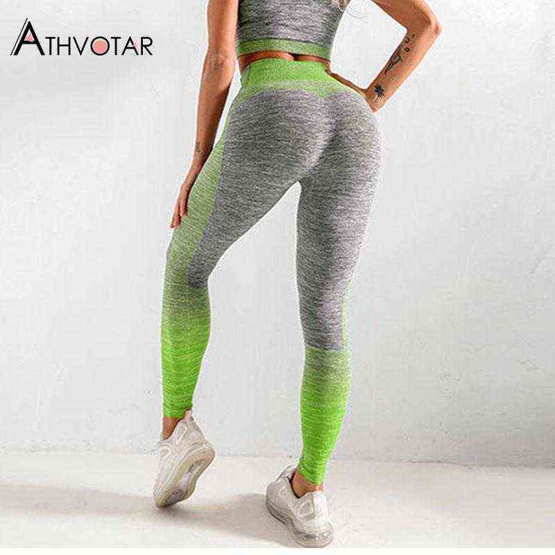 Seamless Fitness Leggings Women Push Up Activewear Leggins Mujer Knitting Workout Jegging Femme 211204