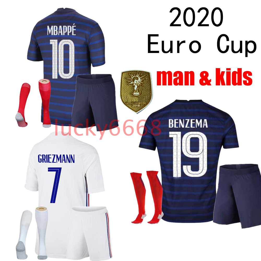 kids kits and man France BENZEMA GRIEZMANN MBAPPE POGBA Two stars soccer jerseys Euro cup shirts DEMBELE KANTE jersey football Maillot de foot, Blue
kids kits and man France BENZEMA GRIEZMANN MBAPPE POGBA Two stars soccer jerseys Euro cup shirts DEMBELE KANTE jersey football Maillot de foot, Blue