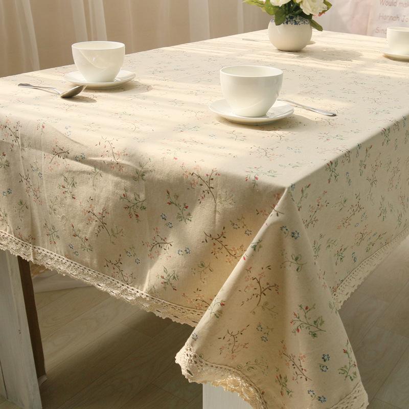 Flower Linen Table Cloth Country Style Print Multifunctional Rectangle Cover Tablecloth With Lace Mantel Mesa
Flower Linen Table Cloth Country Style Print Multifunctional Rectangle Cover Tablecloth With Lace Mantel Mesa
