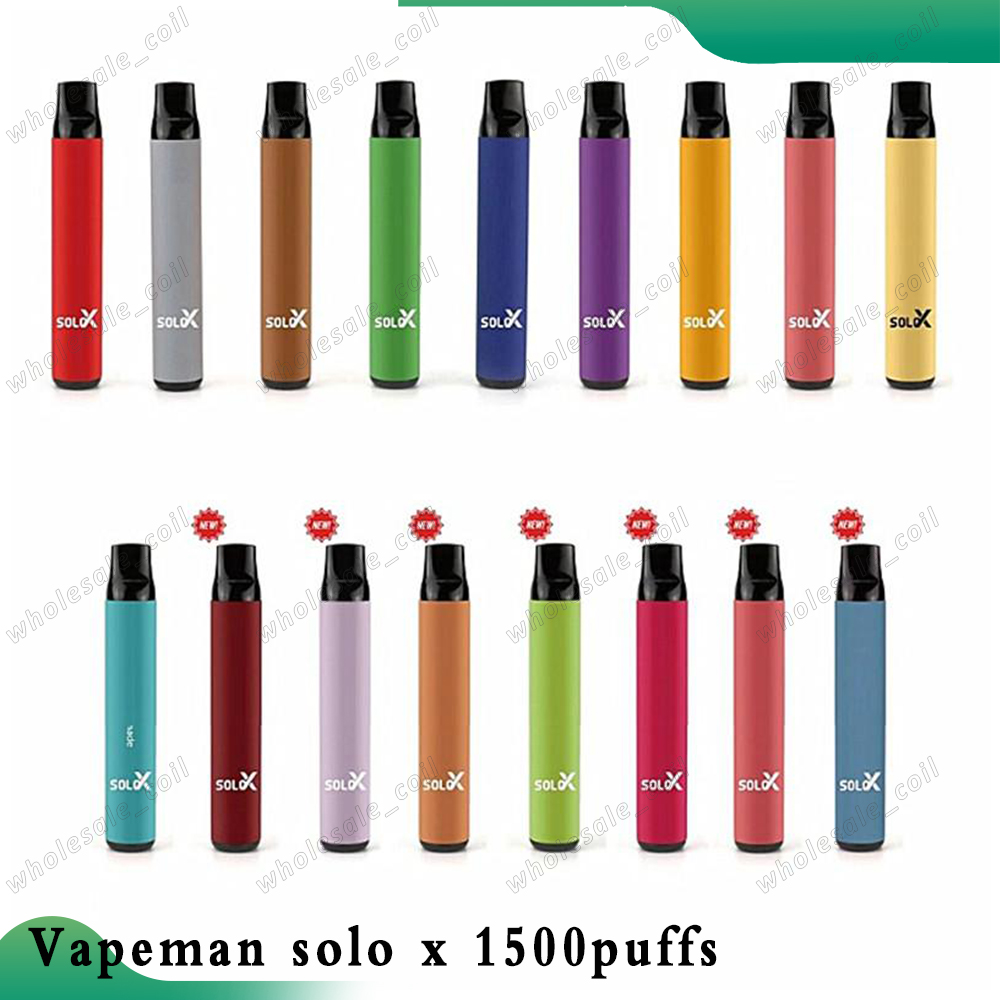 Original Vapeman Solo X Disposable Device Kit 1500 Puffs 850mAh Battery Prefilled 4.2ml Pod Vape Stick Pen Bar Plus XXL 100% Authentic
Original Vapeman Solo X Disposable Device Kit 1500 Puffs 850mAh Battery Prefilled 4.2ml Pod Vape Stick Pen Bar Plus XXL 100% Authentic