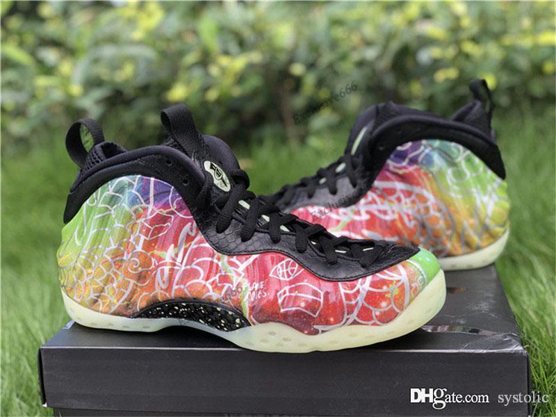 Newest Authentic Foam posite One Beijing Multi-Color Green Strike-Black Real Carbon Fiber Men Basketball Shoes Sports Sneakers With Box
Newest Authentic Foam posite One Beijing Multi-Color Green Strike-Black Real Carbon Fiber Men Basketball Shoes Sports Sneakers With Box